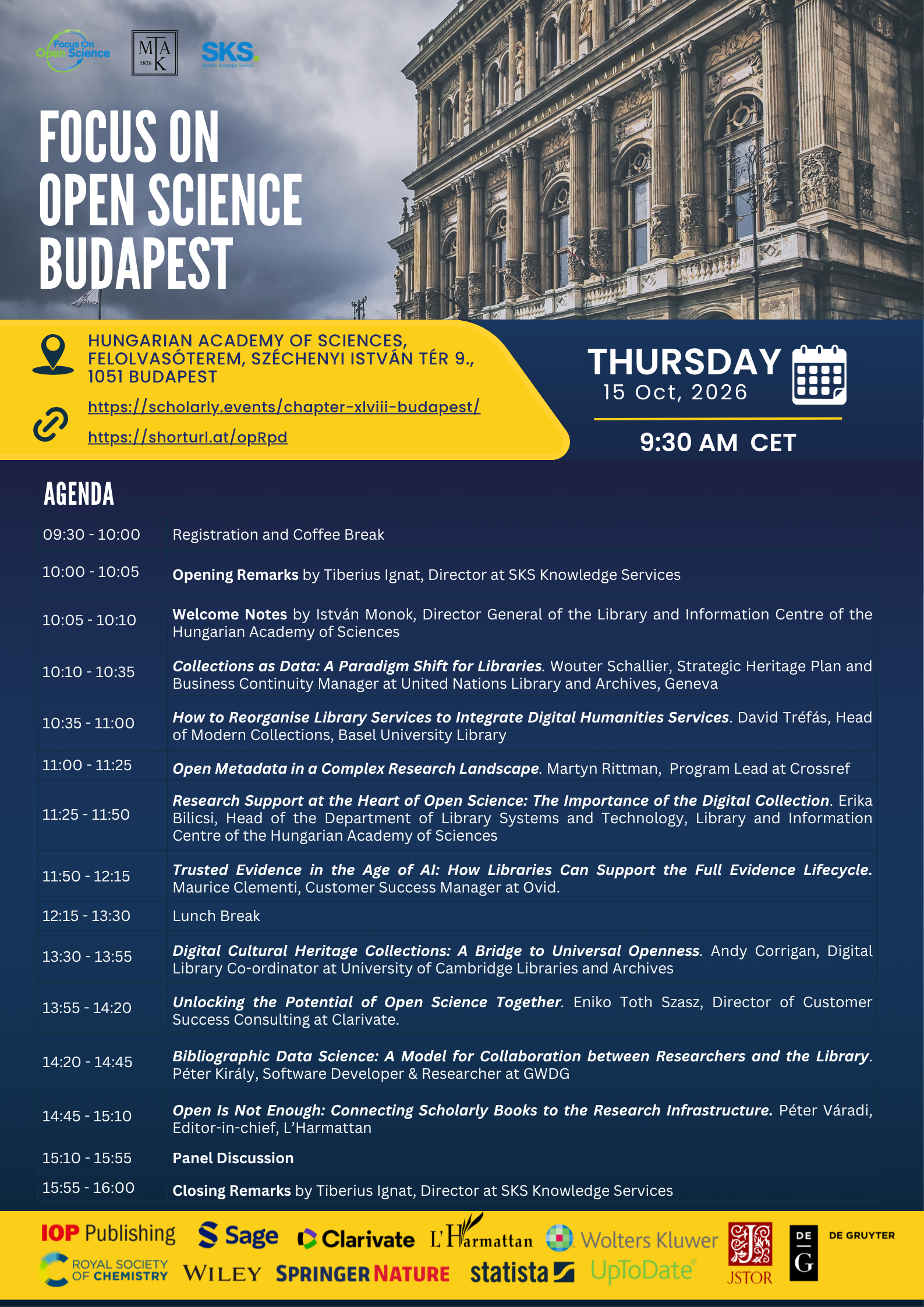 Focus on Open Science Budapest 2026 Poster